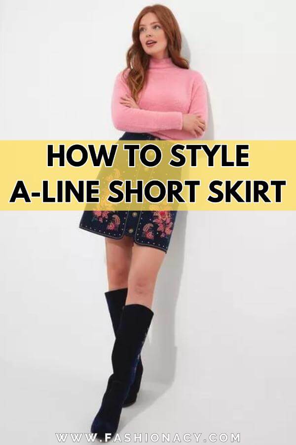 How to Style A-line Short Skirt
