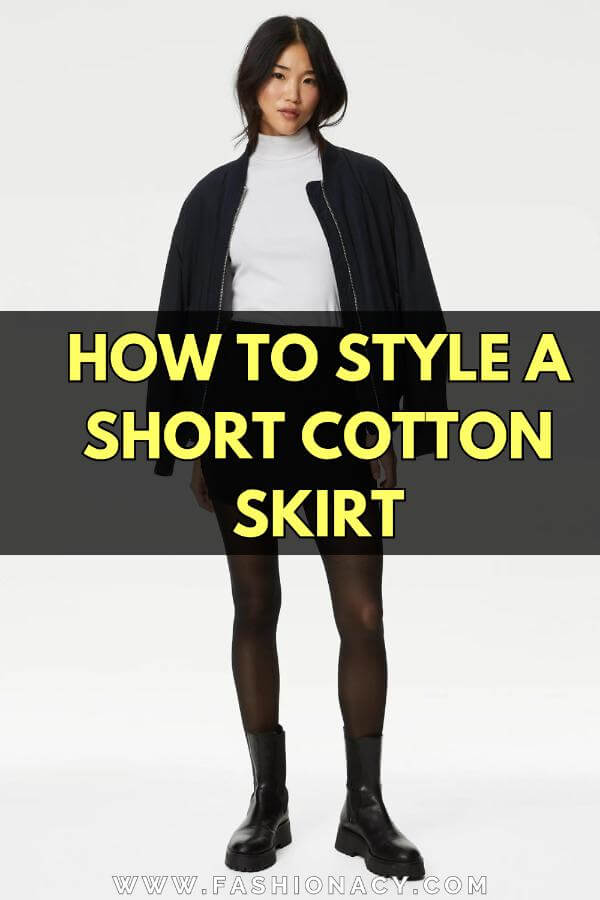 How to Style a Short Cotton Skirt