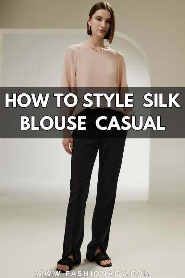 How to Style Silk Blouse Casual