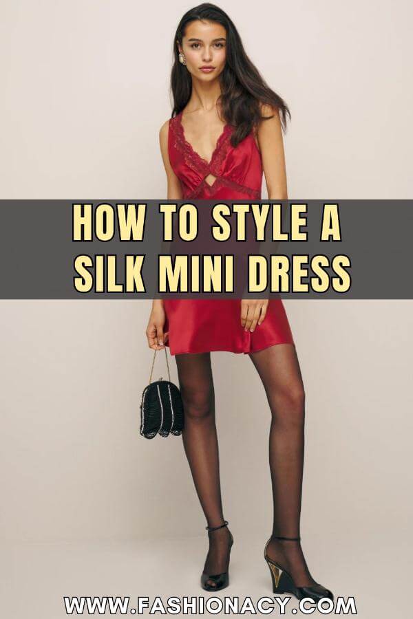 How to Style a Silk Mini Dress