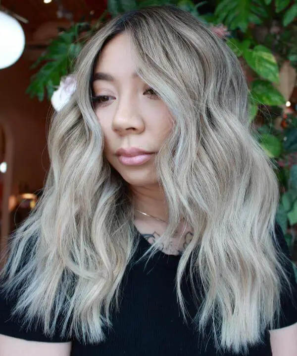 Icy Ash Blonde Hair