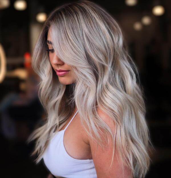 Long Ash Blonde Hair