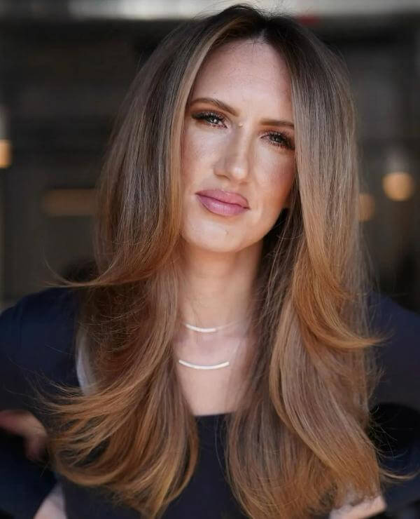 Long Hair With Flipped Ends