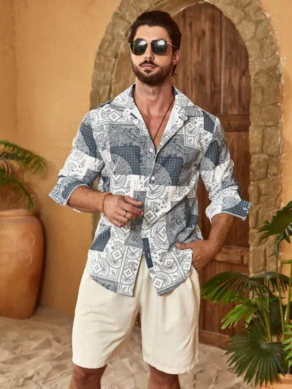 Men Vacation Outfits Shein