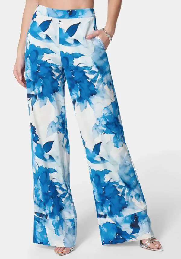 Satin Palazzo Pants