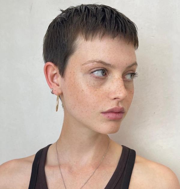 Short Hair With Micro Bangs
