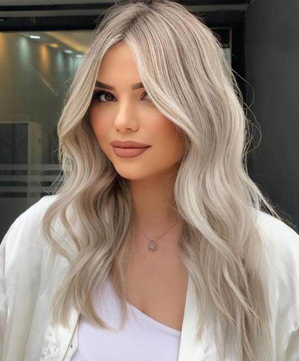 Silver Ash Blonde Hair