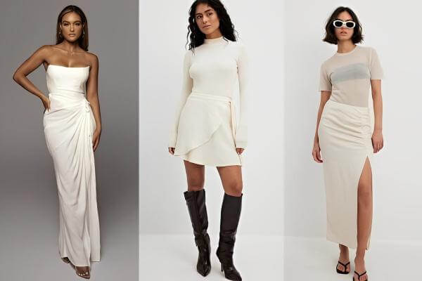 White Linen Skirt Outfits