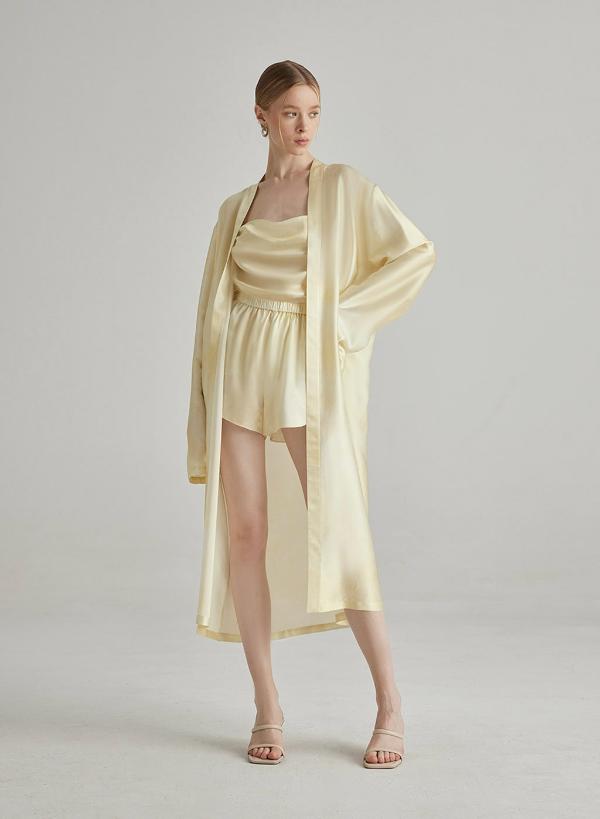 Matching Silk Pajama Set