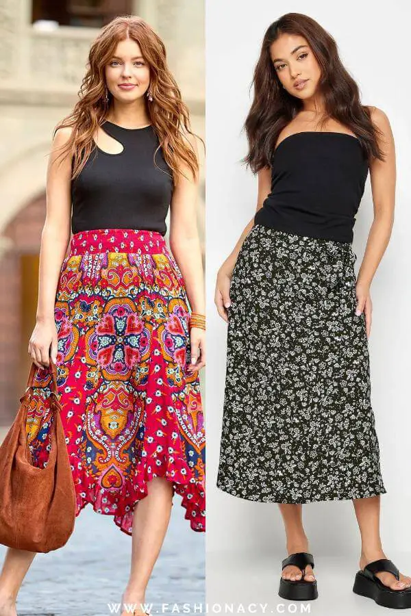 Midi Summer Skirts 