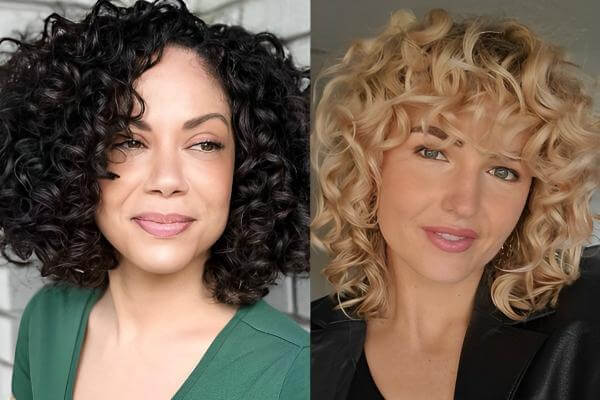 Short Curly Hair Women