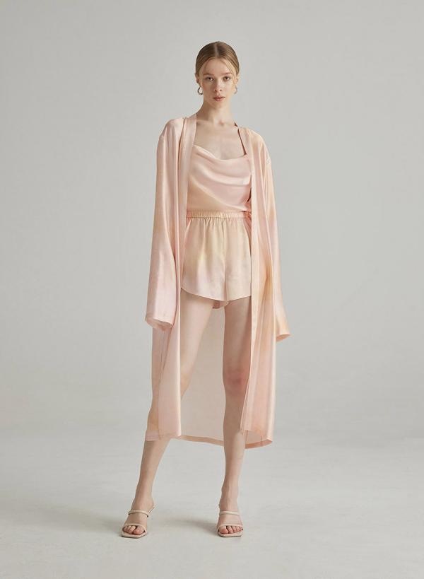 Silk Nightwear Pajama Set For Women