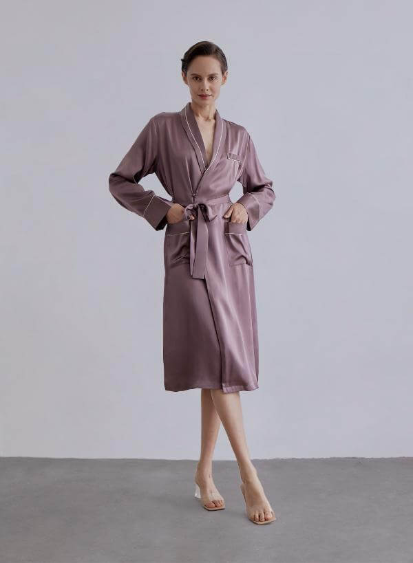 Silk Robe Sleepwear