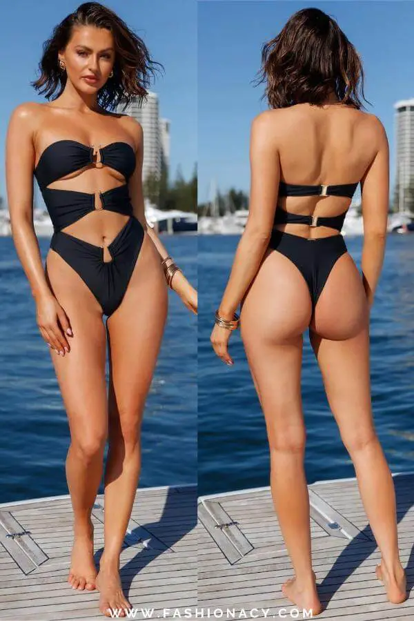 Black One Piece Swimsuits