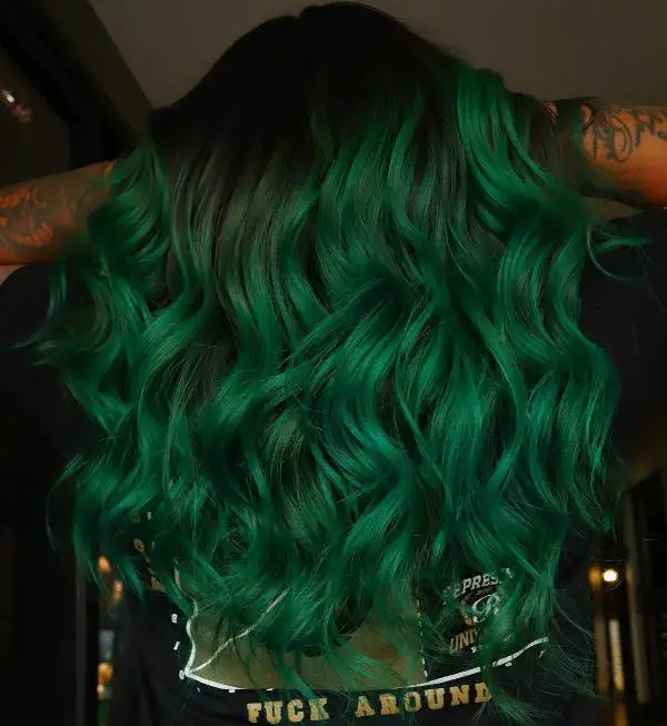 Forest Green Hair Color