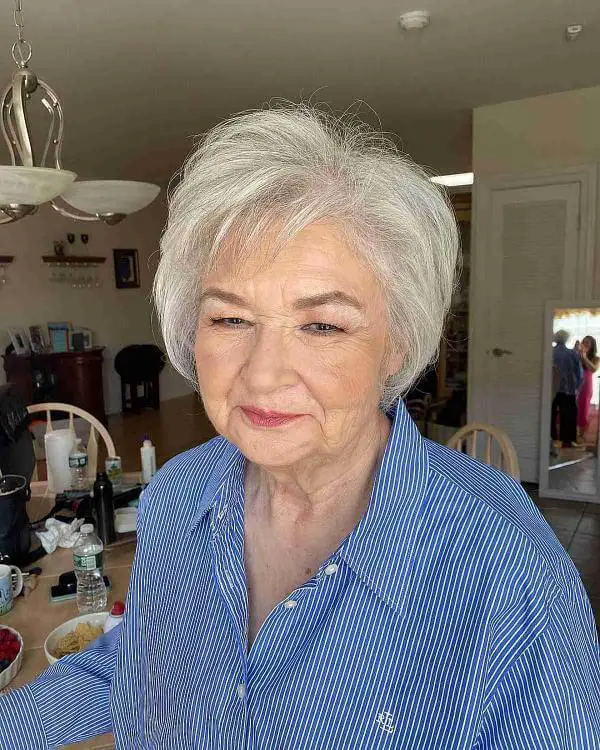 Hair Styles For Women Over 70 Grey