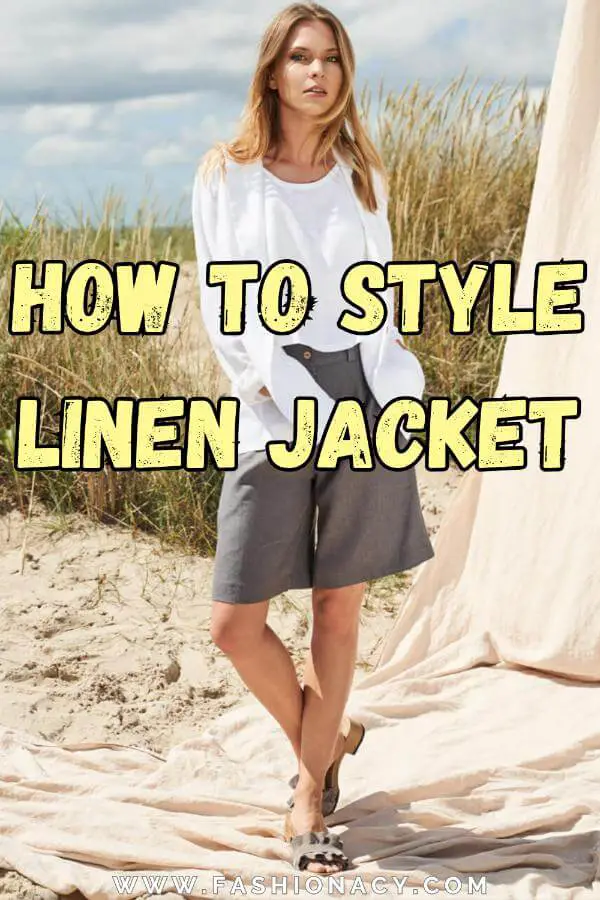 How to Style Linen Jacket