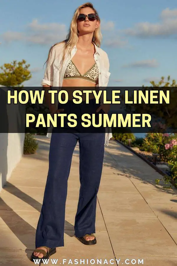 How to Style Linen Pants Summer