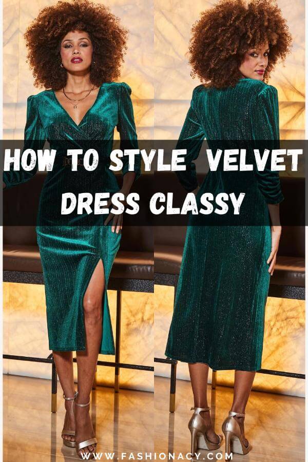 How to Style Velvet Dress Classy