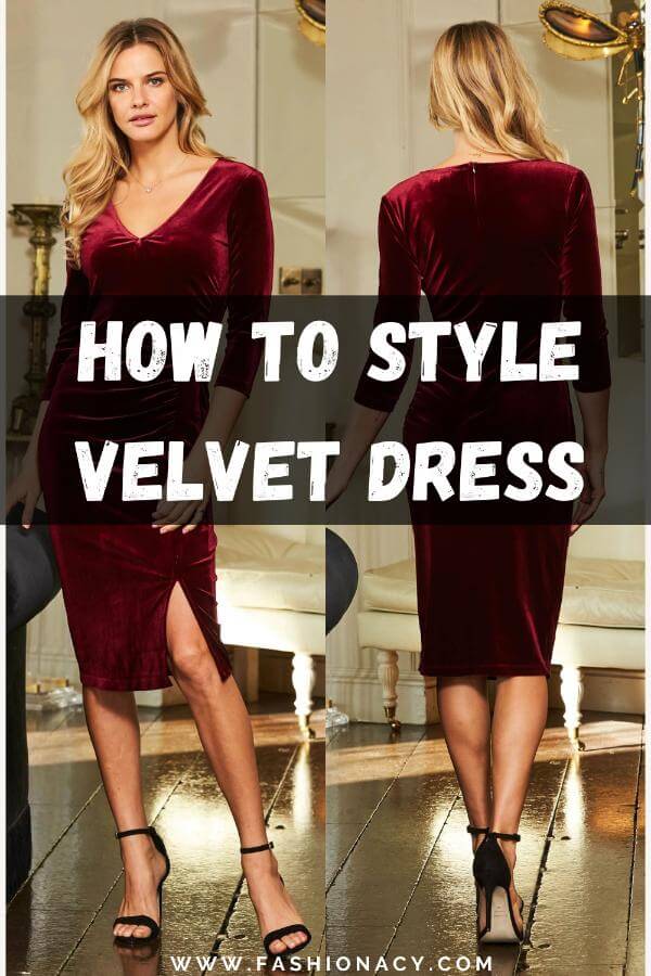 How to Style Velvet Dress