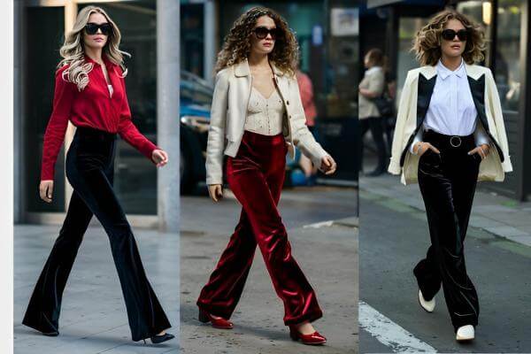 How to Style Velvet Pants Women