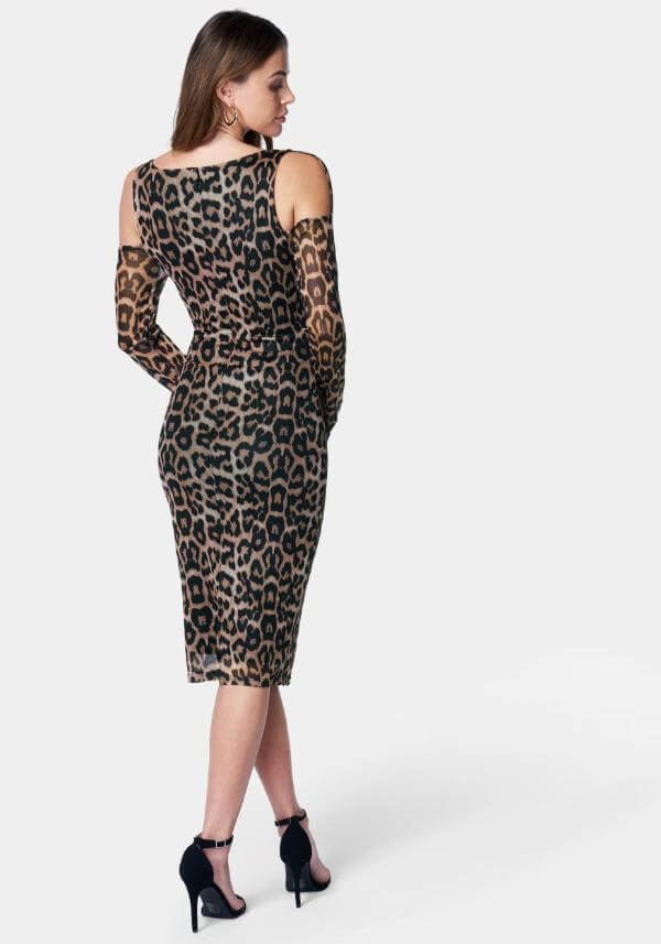 Leopard Print Bodycon Dress Outfit