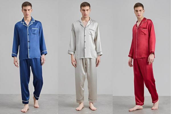 Male Silk Pajamas