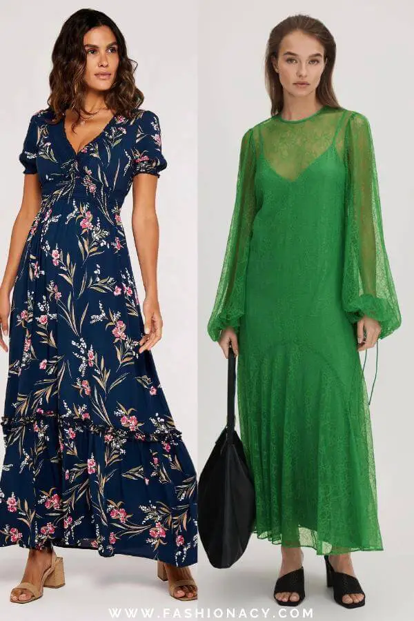 Maxi Summer Dresses With Sleeves