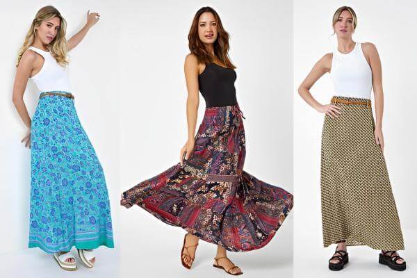 Maxi Summer Skirts Outfits