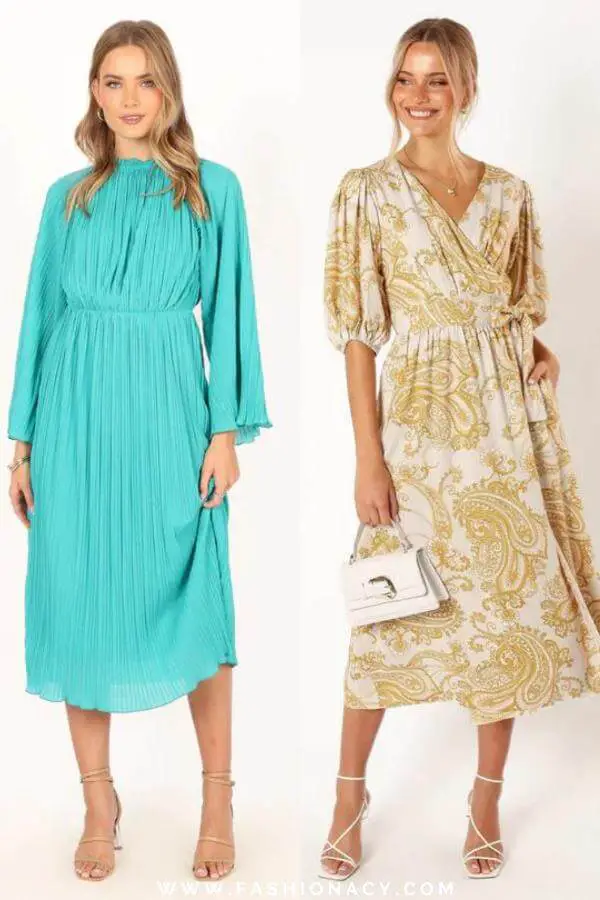 Midi Summer Dress With Sleeves