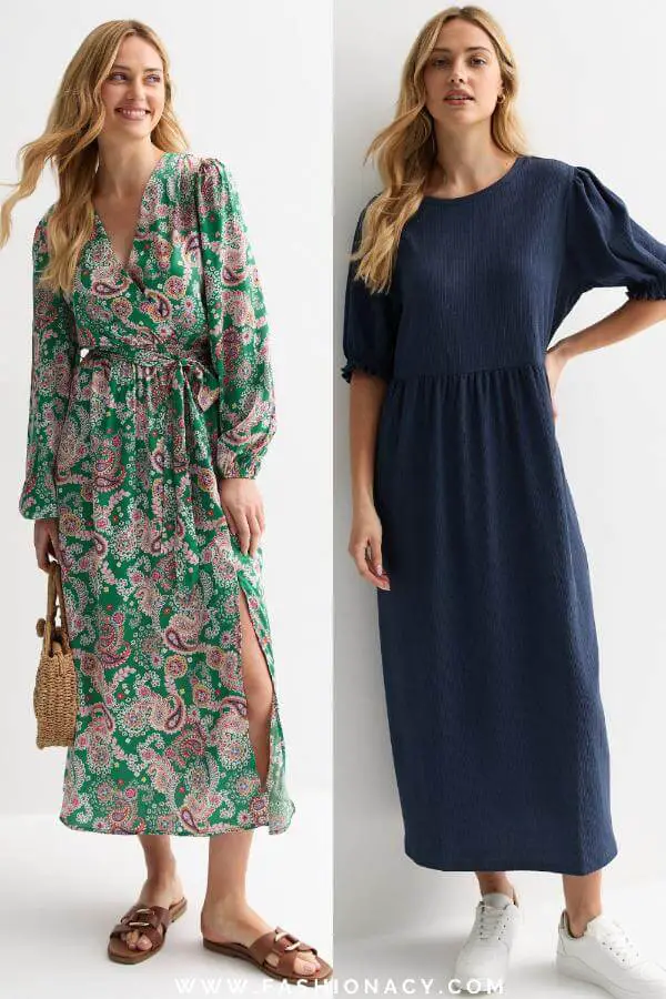 Midi Summer Dresses With Sleeves