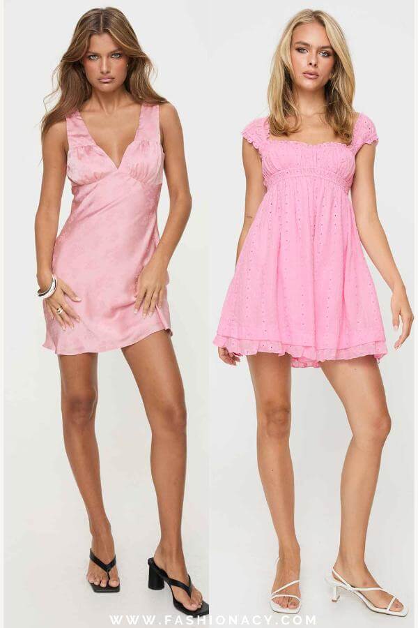 Mini Summer Dress Pink