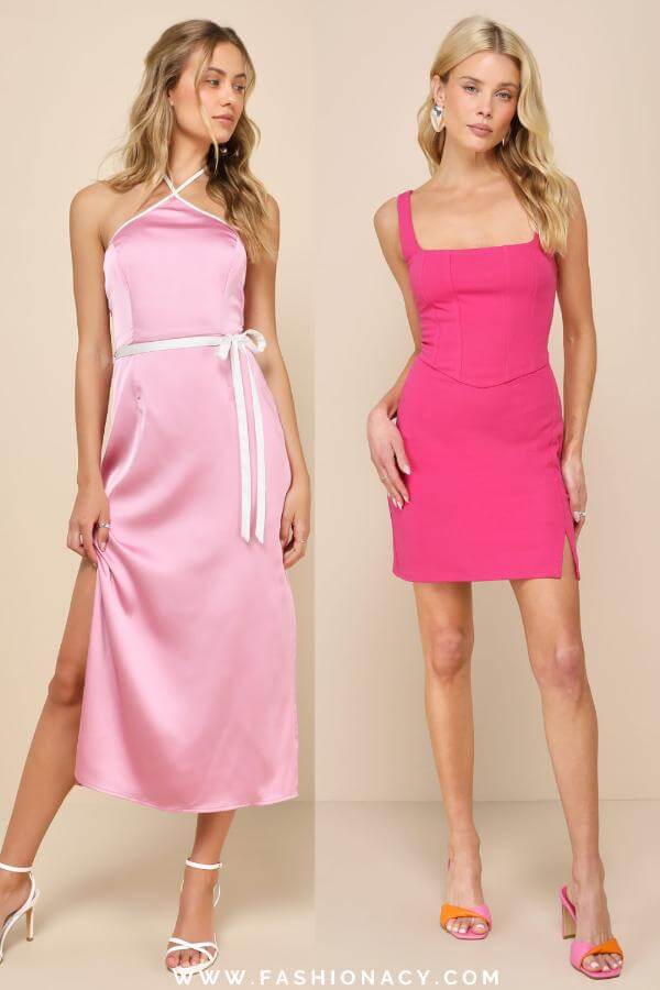 Pink Summer Dress Outfit