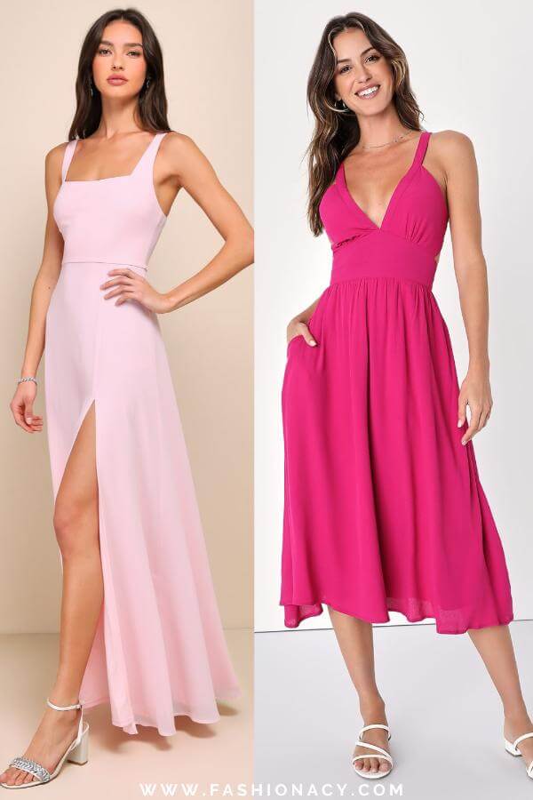 Pink Summer Dresses For Women