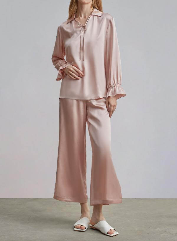 Silk Pajamas Pink