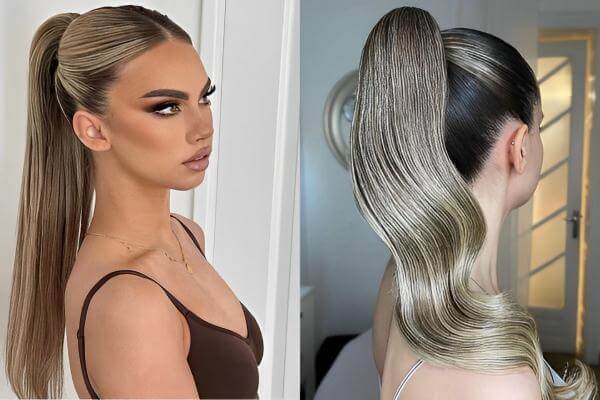 Sleek Ponytails