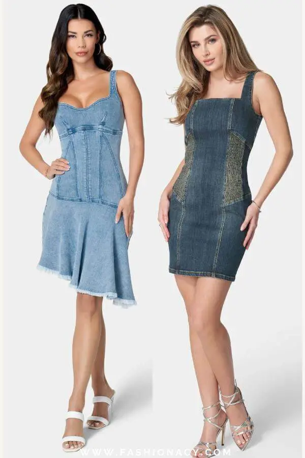 Summer Denim Dress Outfit