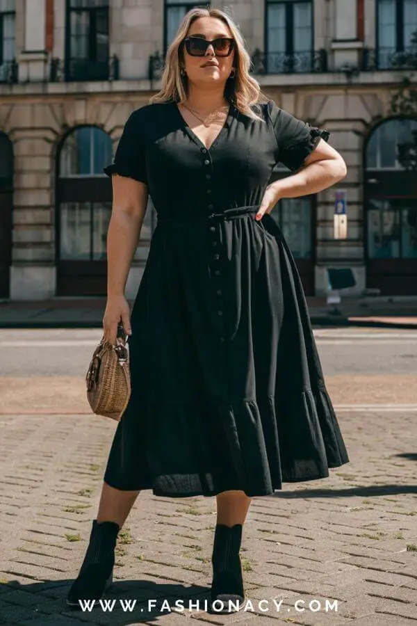 Summer Dress With Boots Plus Size