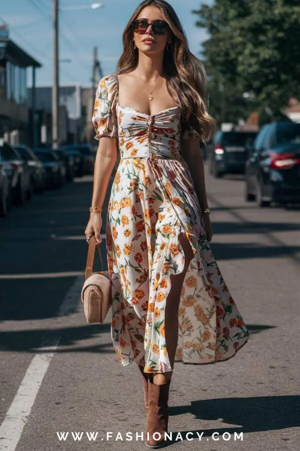 Summer Dress With Boots