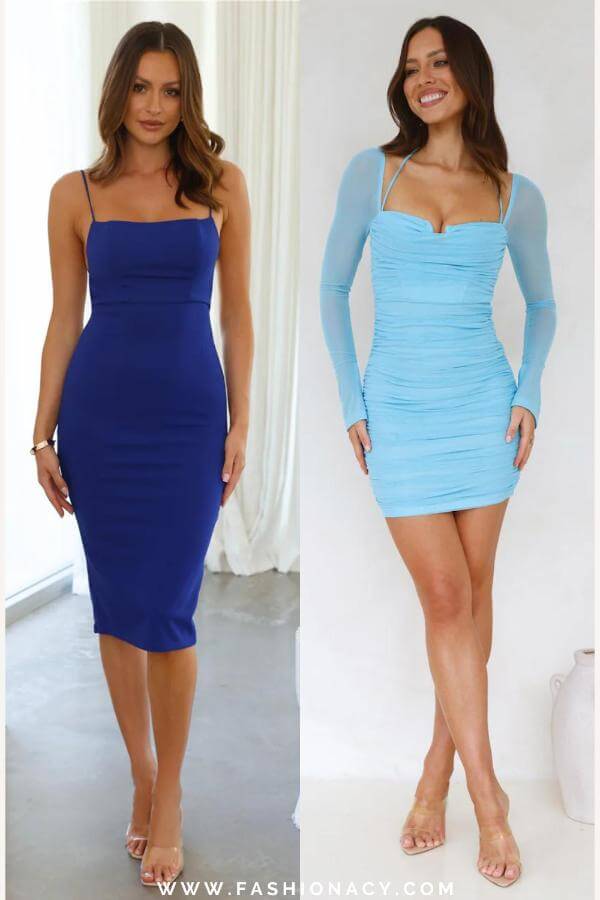 Summer Dresses Outfits Blue