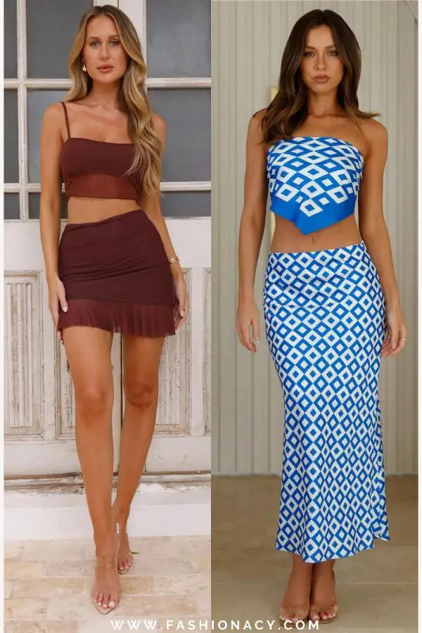 Summer Skirt Outfits