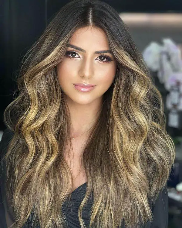 Sun Kissed Brunette Hair Color