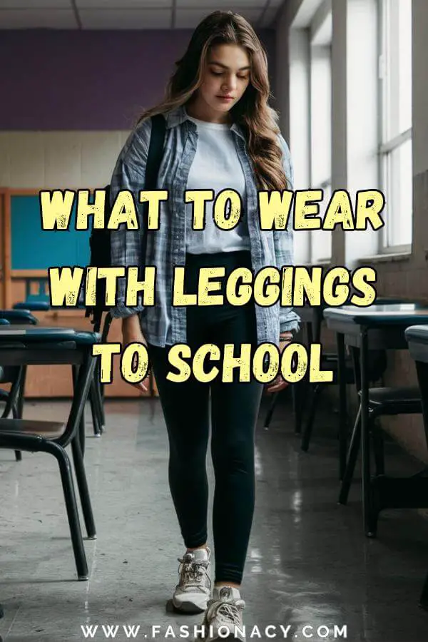 What to Wear With Leggings to School