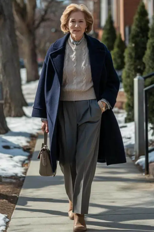 70 Year Old Women Fashion Winter