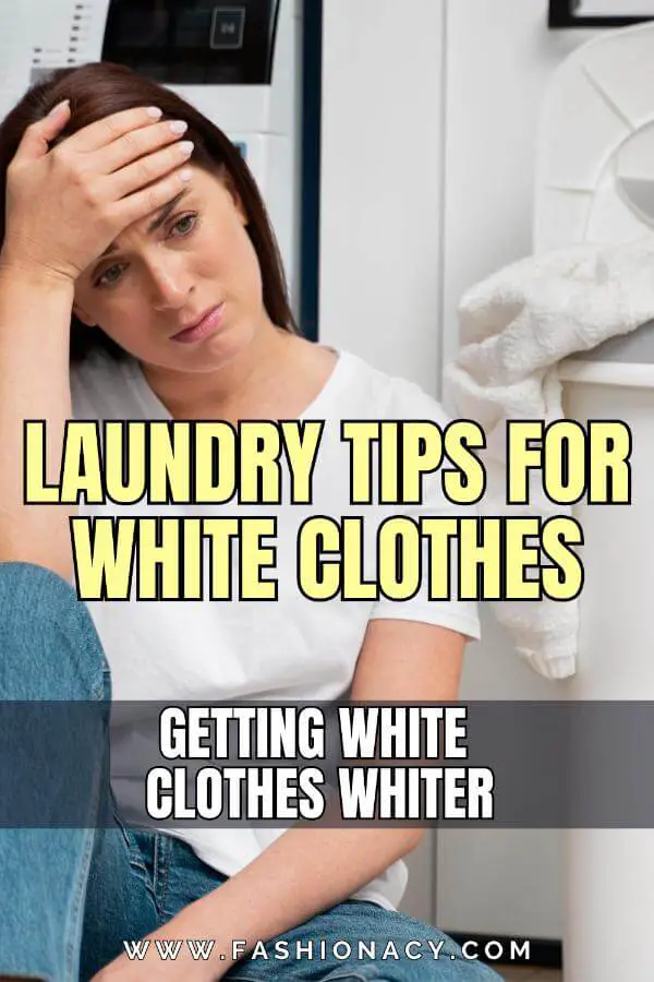 Laundry Tips For White Clothes