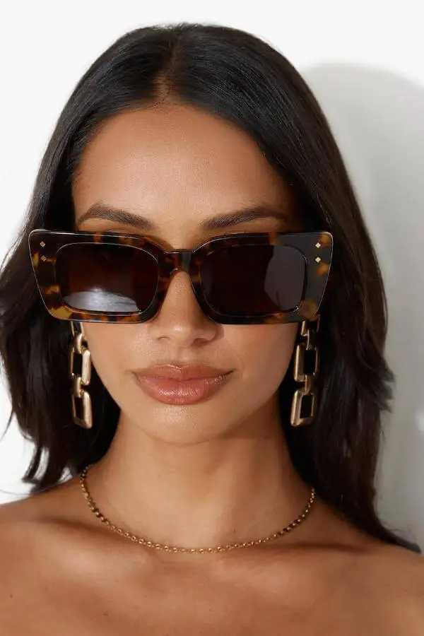 Oversized Sunglasses Women Square