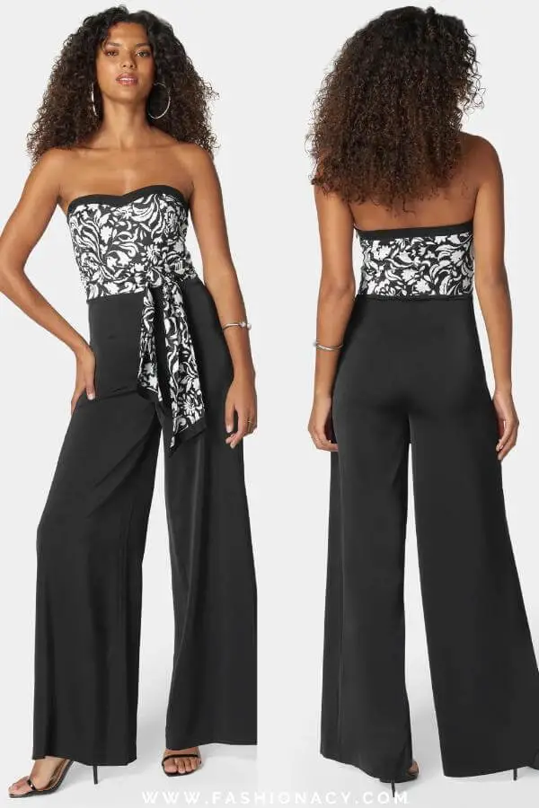 Satin Wide Leg Jumpsuit