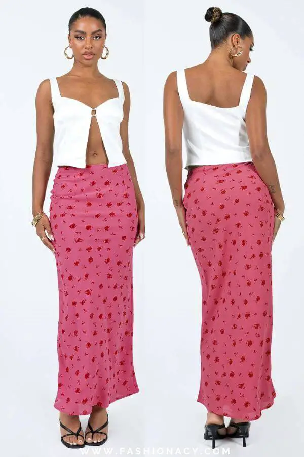 Summer Long Skirt Outfits