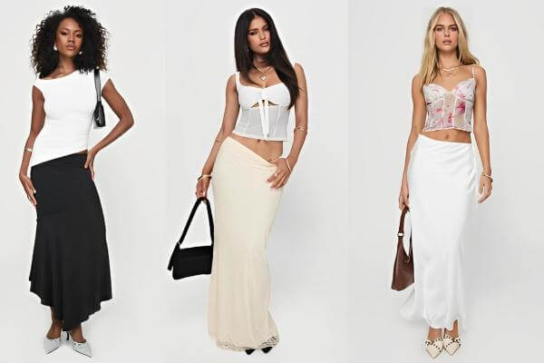 Summer Long Skirts Outfits