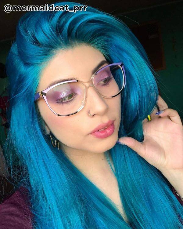 Aquamarine Hair Color